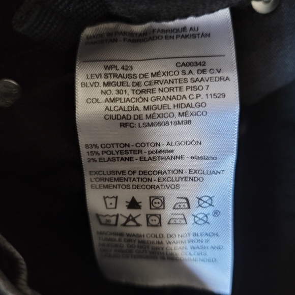 LEVI'S Denizen Boys Ripped Denim Jeans, Size 14 - Picture 11 of 14